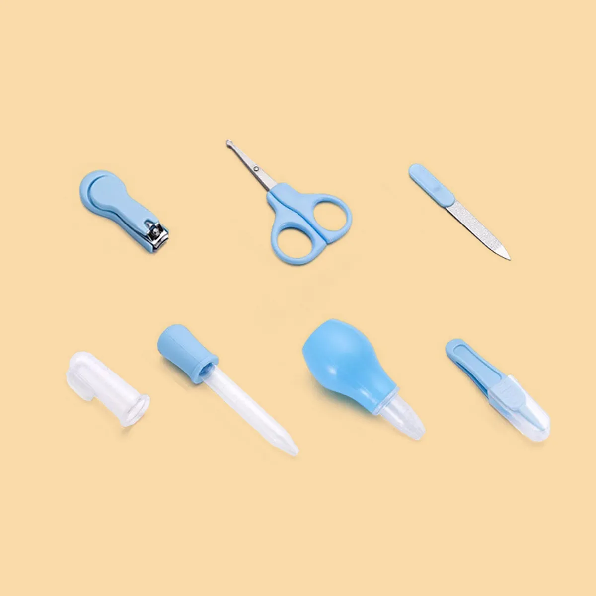 Atacado | Kit Higiene para Bebê 13 Peças com Termômetro, Aspirador Nasal e Estojo