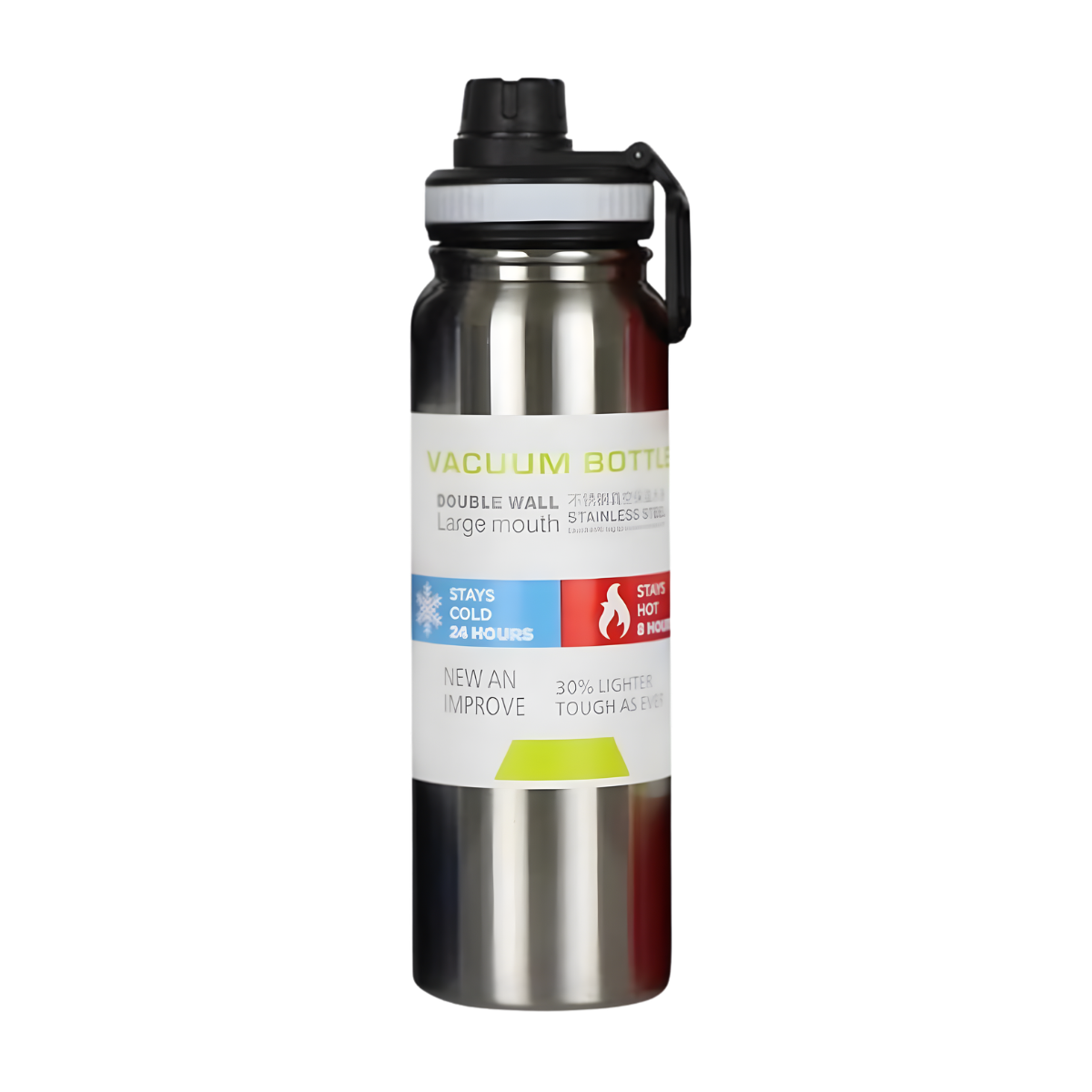 Atacado | Garrafa Térmica Inox 800ml Vacuum Bottle Frio 24h e Quente 8h