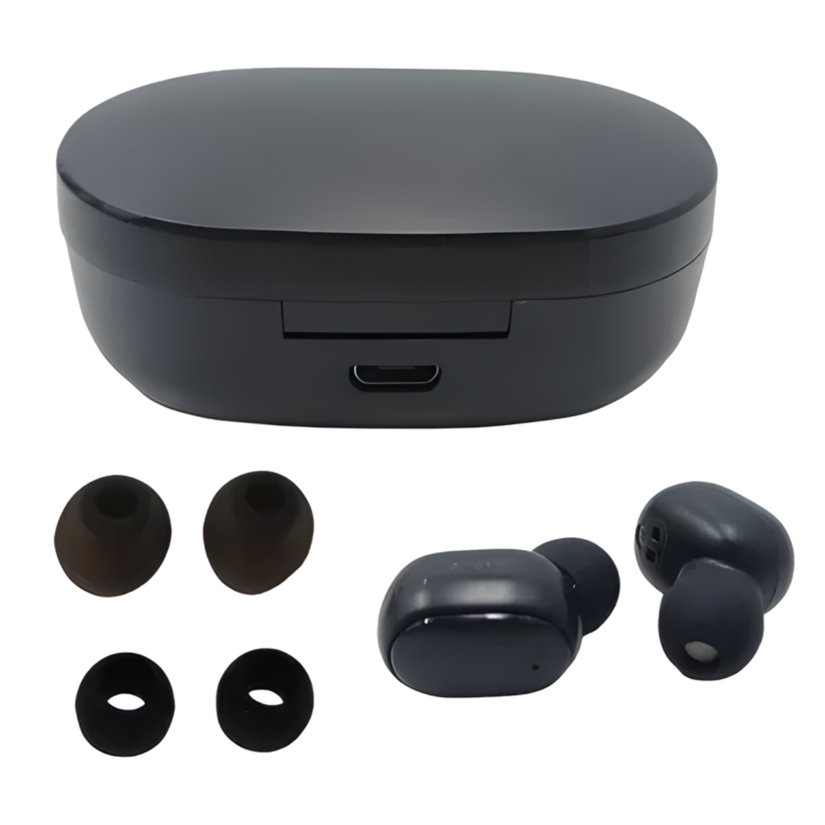 Atacado | Fone Bluetooth RS26 E6S TWS com Display LED Compacto e Microfone