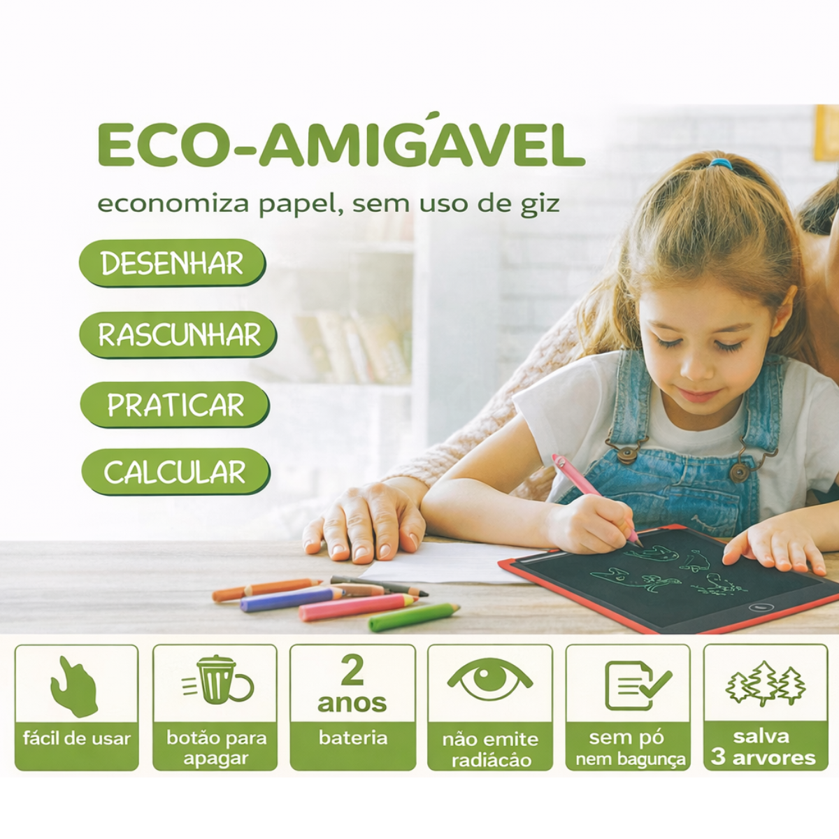 Atacado | Lousa Mágica Digital LCD 12 Polegadas Tablet Infantil para Desenho