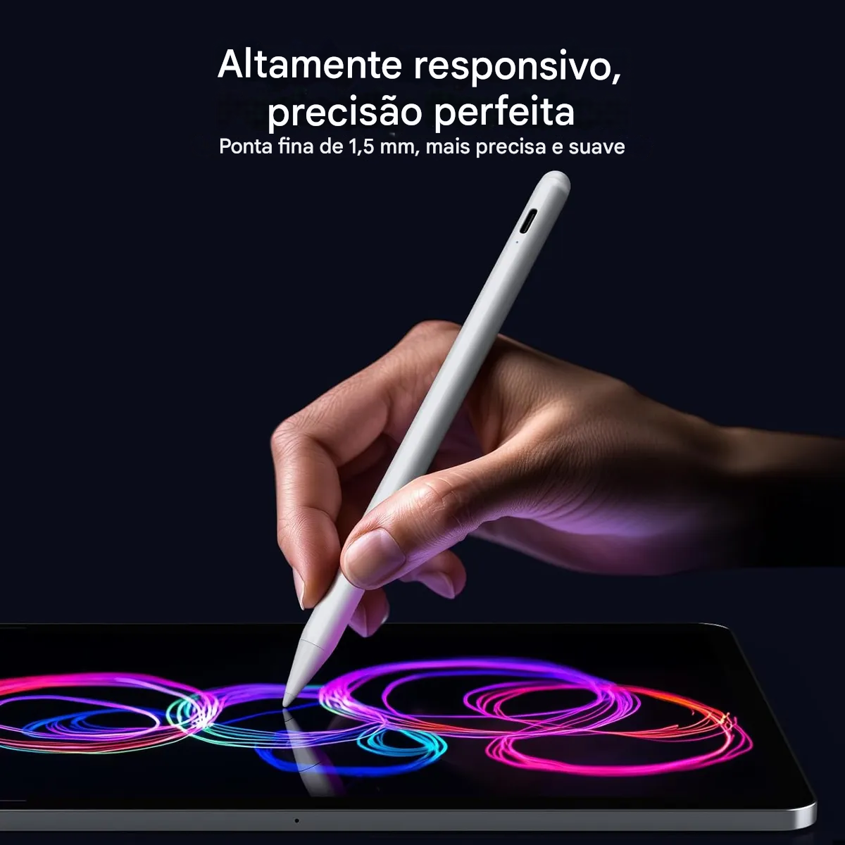 Atacado | Caneta Touch Stylus Universal para Celular Tablet Android iOS