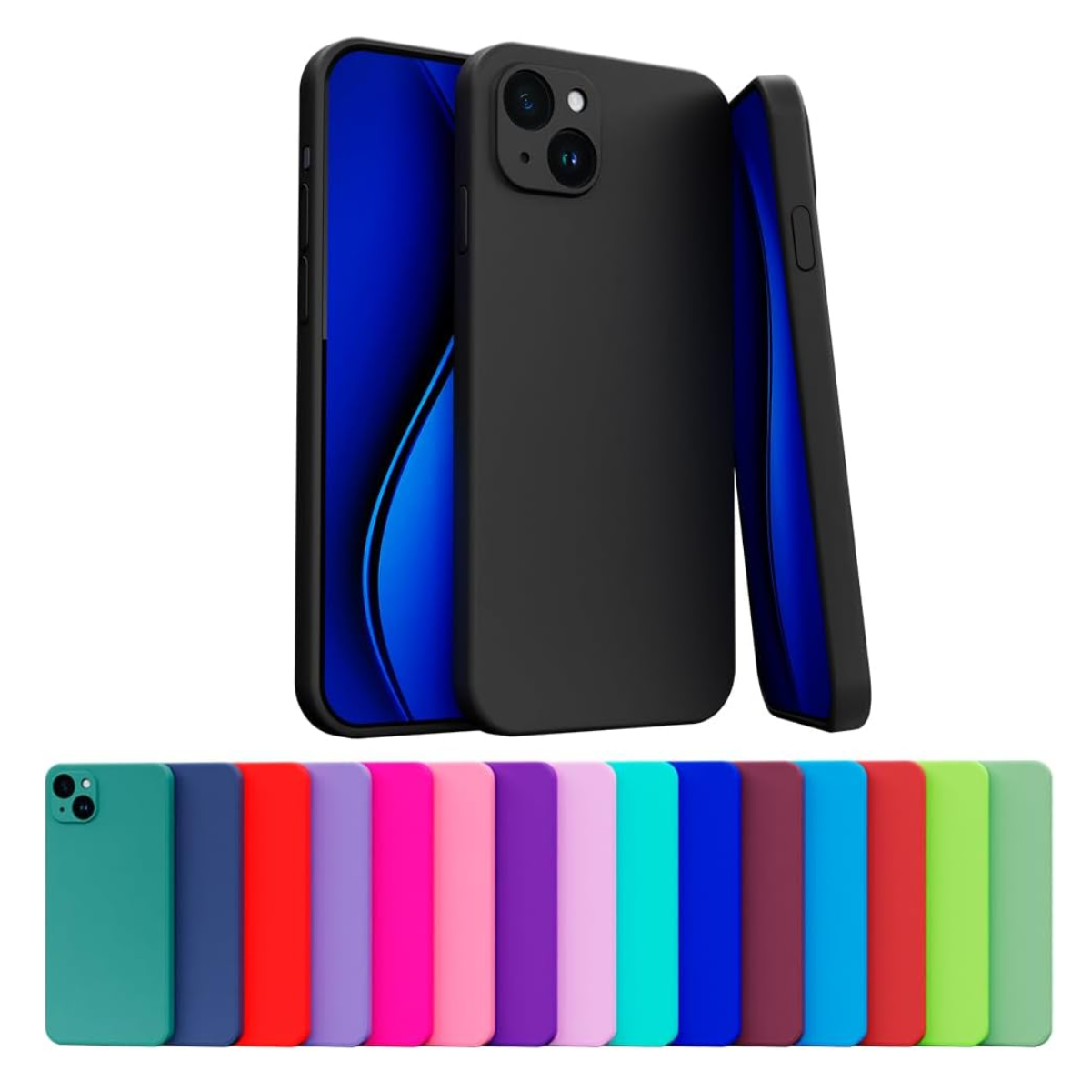 Atacado | Capinha Silicone Aveludada Premium para iPhone, Samsung, Motorola, Xiaomi e Realme (Diversos Modelos e Cores)