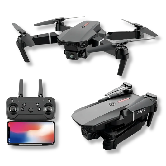 Atacado | Drone E88 Pro Dobrável com Câmera Wi-Fi FPV e Controle Remoto