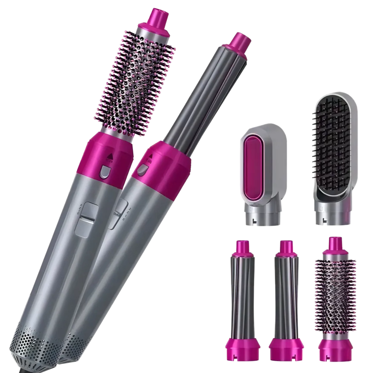 Atacado | Escova Secadora 5 em 1 Hot Air Styler Modelador de Cachos Profissional com Íons Anti-Frizz