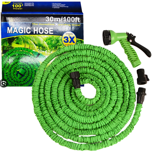Atacado | Mangueira Expansível Magic Hose 30m com Esguicho Multi Jatos