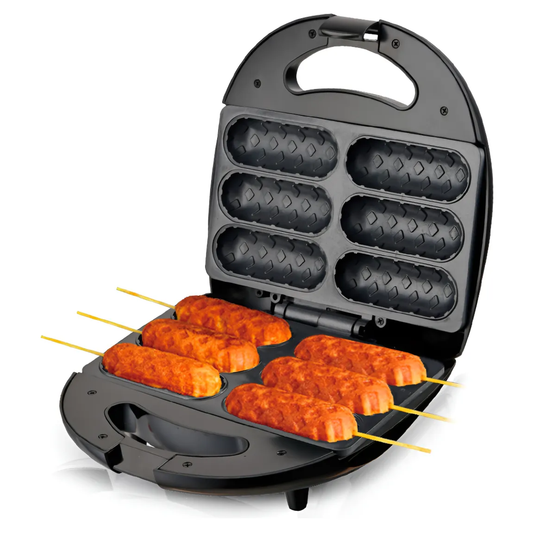 Atacado | Máquina de Crepe Suíço Elétrica 6 Cavidades Antiaderente