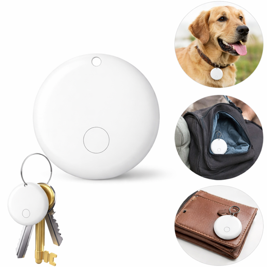 Atacado | Smart Tag Bluetooth F08-AZ Rastreador Chaves Carteira Pet