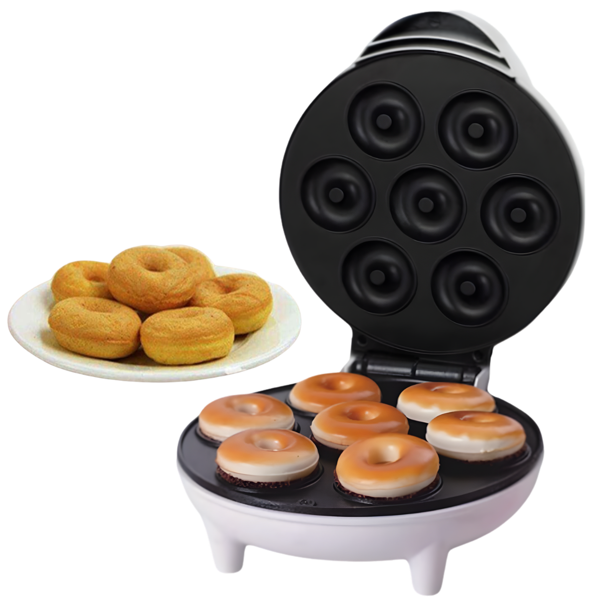 Atacado | Máquina de Donuts Elétrica 7 Cavidades Antiaderente