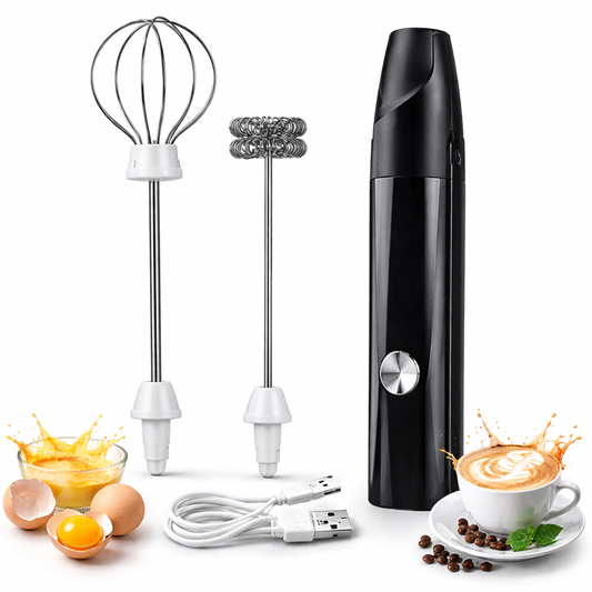 Atacado | Mixer Elétrico Portátil DDQ-10 2 em 1 Espumador e Batedor USB