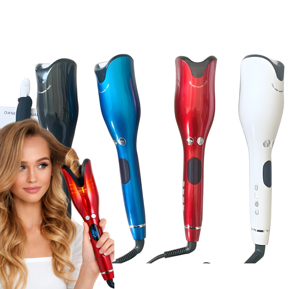 Atacado | Modelador de Cachos Automático JY-1185 Tulipa Spin N Curl Bivolt