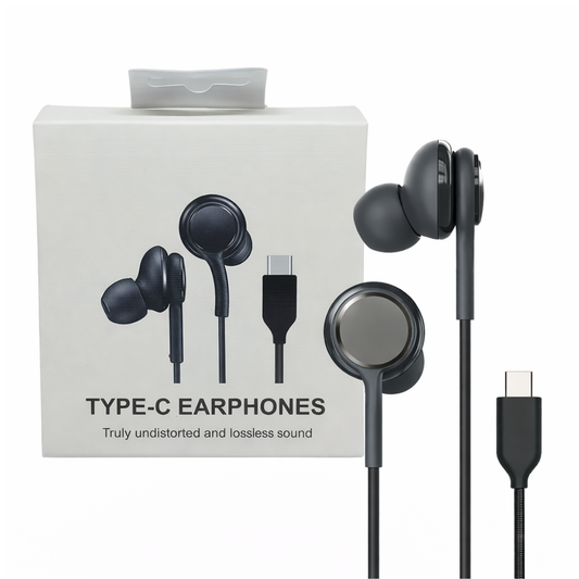 Atacado | Fone de Ouvido USB-C Tipo C com Microfone e Controle Áudio Digital