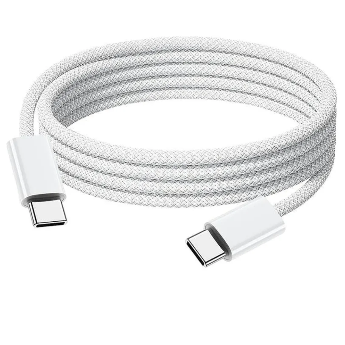 Atacado | Cabo USB-C para USB-C 60W 1m Trançado para Carregamento Rápido e Dados