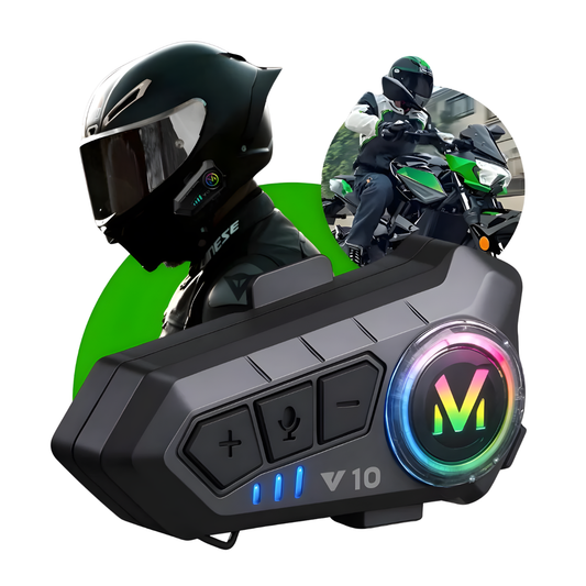 Atacado | Fone de Ouvido para Capacete Intercomunicador Bluetooth V10 – Comunicação para Moto