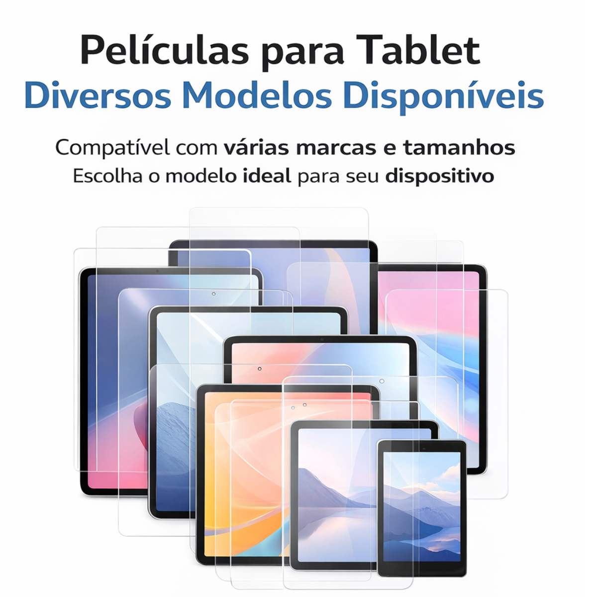 Atacado | Película para Tablet iPad, Samsung, Xiaomi e Lenovo (Diversos Modelos)