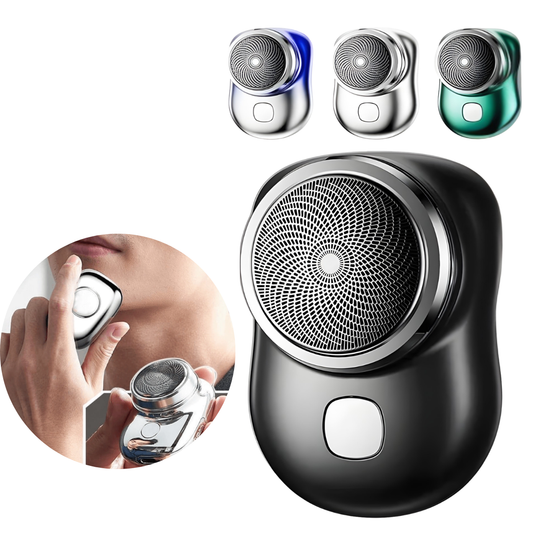 Atacado | Mini Barbeador Elétrico Portátil USB-C Recarregável à Prova d’Água