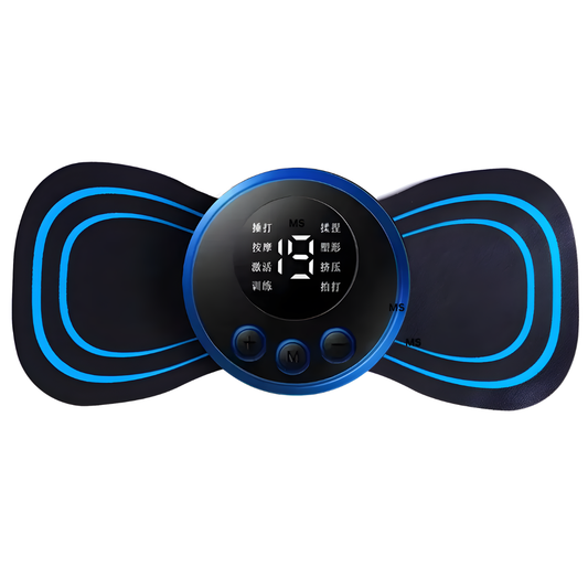 Atacado | Mini Massageador Elétrico EMS Portátil Recarregável Relaxamento Muscular