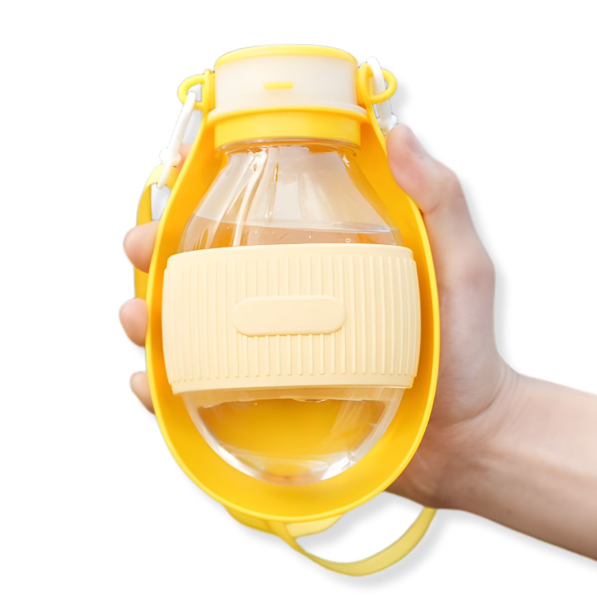 Atacado | Bebedouro Portátil Dobrável para Pets Garrafa com Tigela Silicone