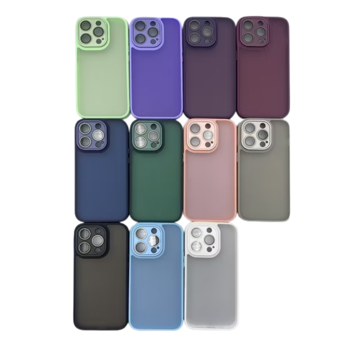 Atacado | Capinha Space Series Acrílico Fosco Anti-Amarelamento para iPhone, Samsung, Xiaomi e Motorola (Premium)