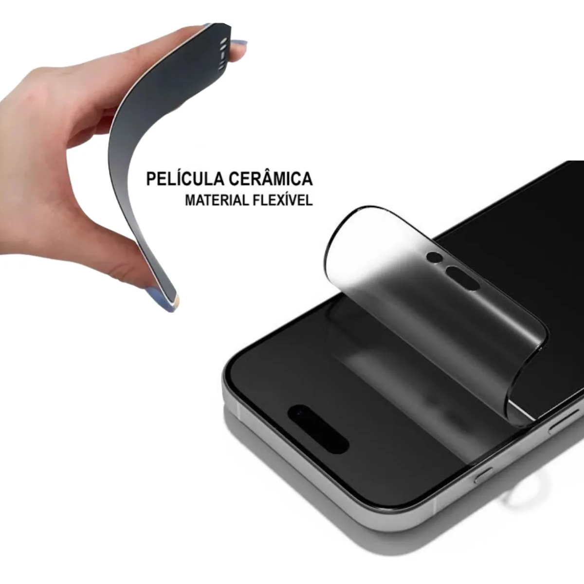Atacado | Película Cerâmica Fosca (Matte) para iPhone, Samsung, Xiaomi, Motorola e Realme (Diversos Modelos)