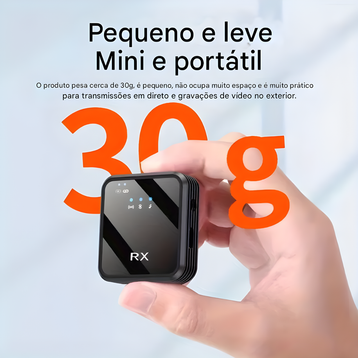 Atacado | Microfone de Lapela Sem Fio Duplo Profissional com Cancelamento de Ruído F11-2