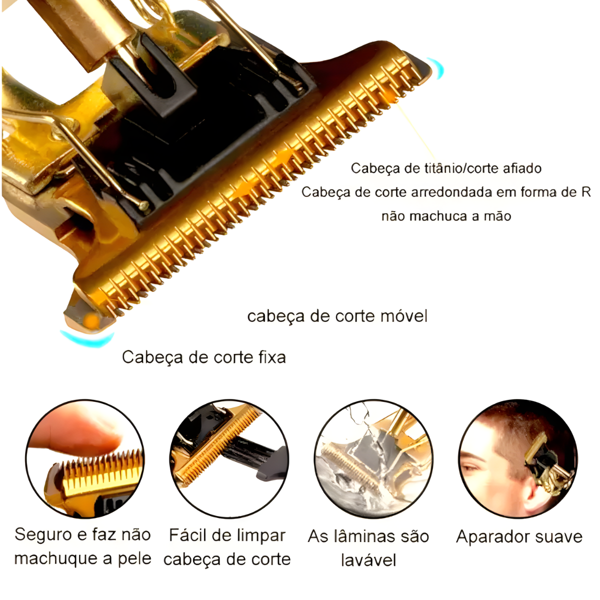 Atacado | Máquina de Acabamento T9 Vintage Dragão Sem Fio Profissional