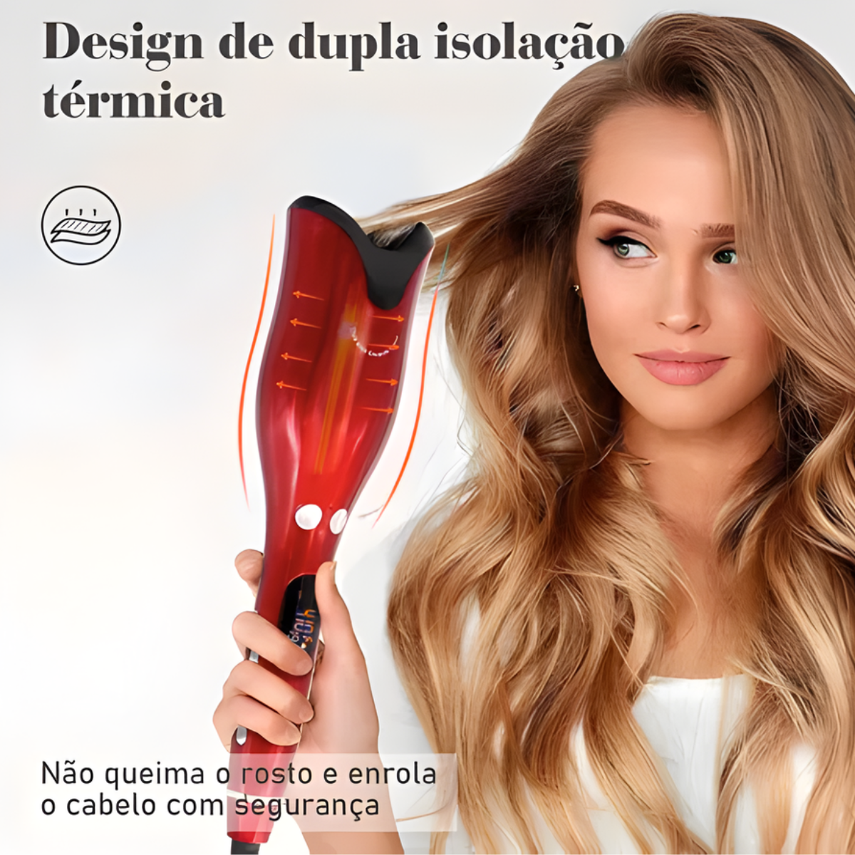 Atacado | Modelador de Cachos Automático JY-1185 Tulipa Spin N Curl Bivolt