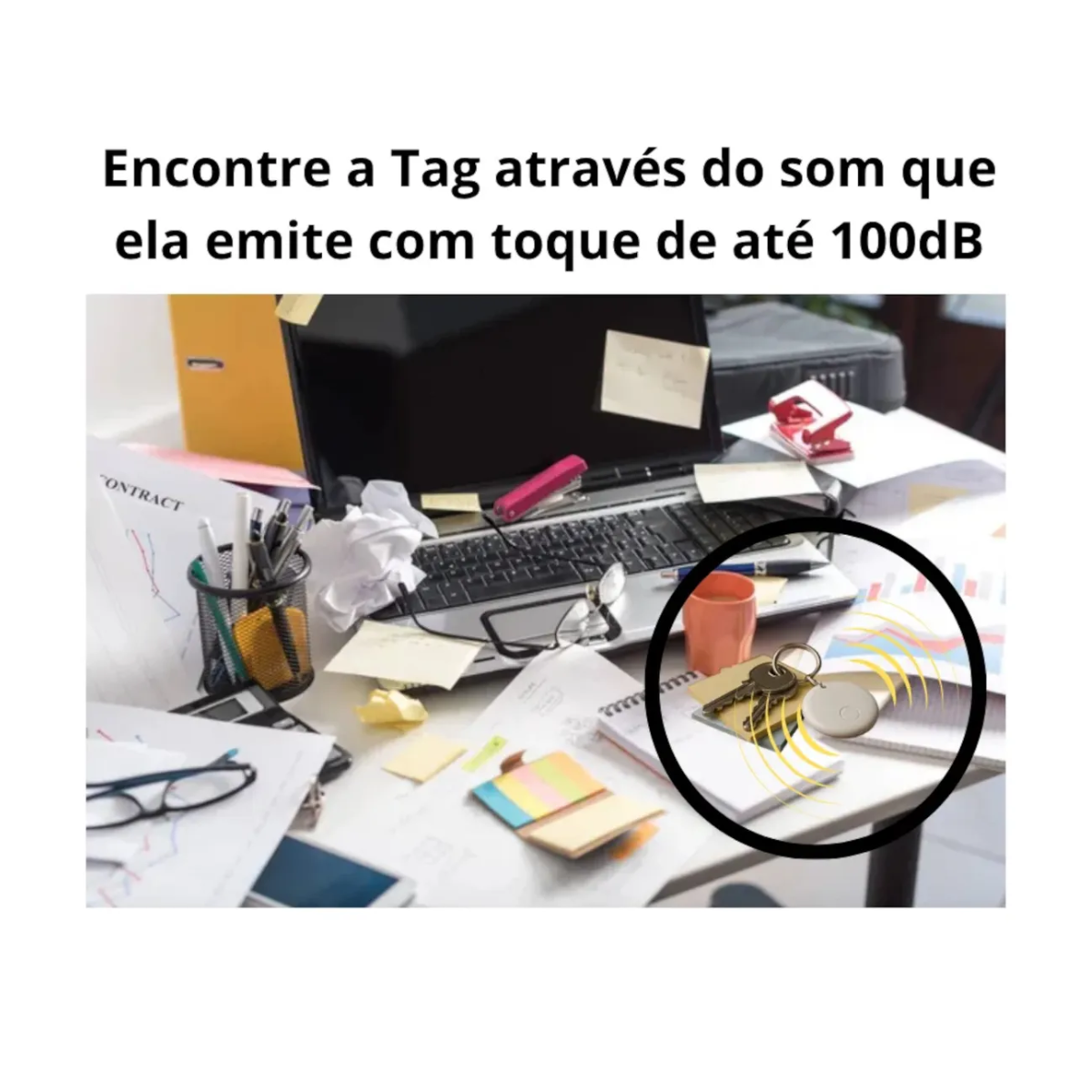 Atacado | Smart Tag Bluetooth F08-AZ Rastreador Chaves Carteira Pet