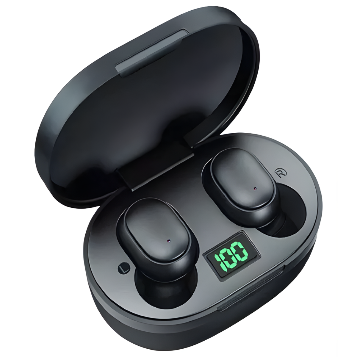 Atacado | Fone Bluetooth RS26 E6S TWS com Display LED Compacto e Microfone