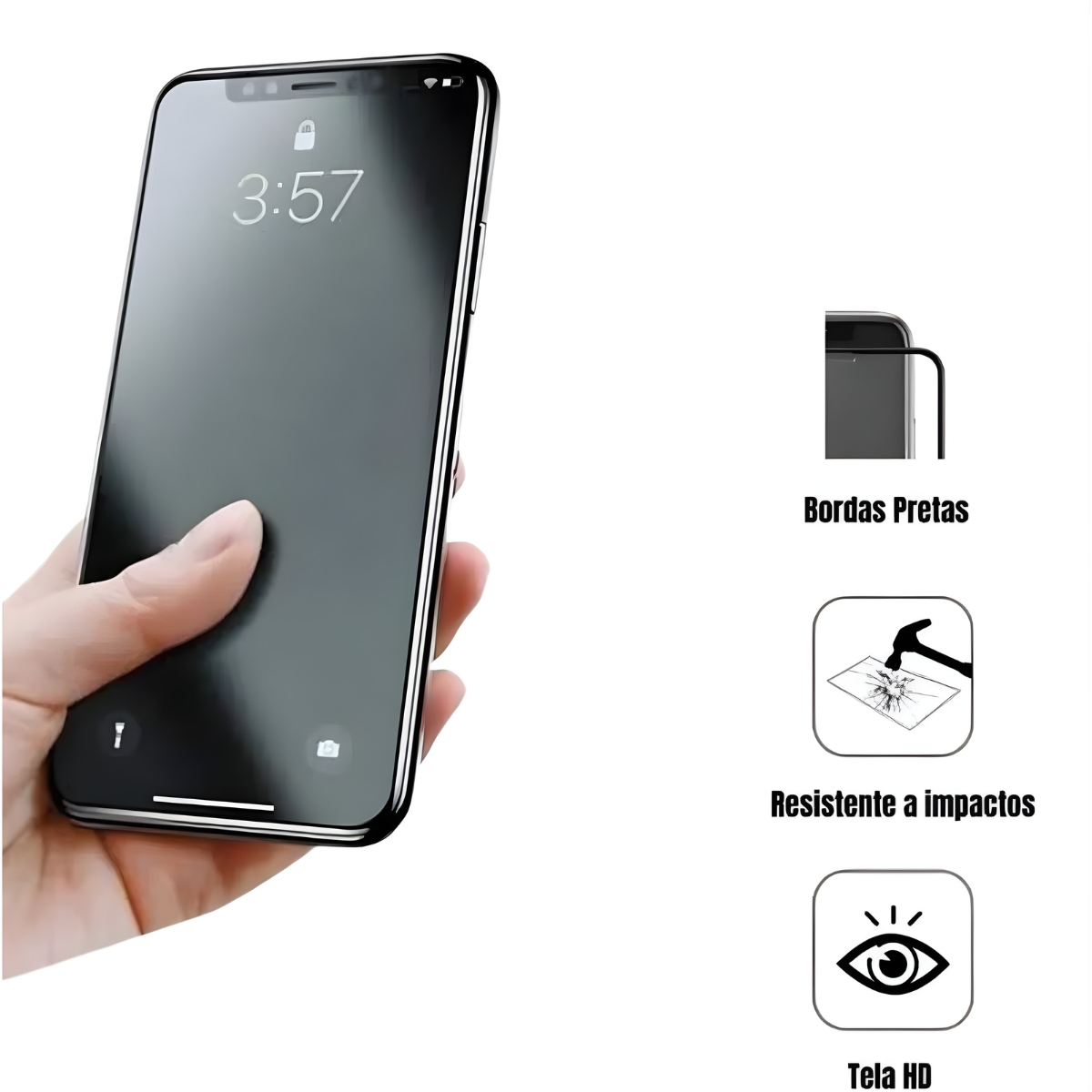 Atacado | Película Cerâmica Fosca (Matte) para iPhone, Samsung, Xiaomi, Motorola e Realme (Diversos Modelos)