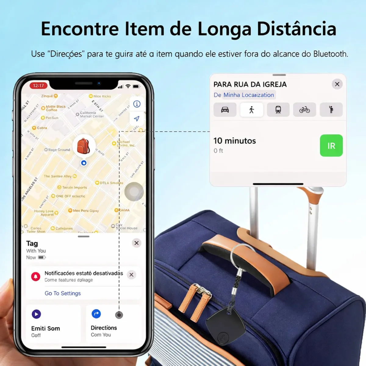 Atacado | Smart Tag Rastreador Bluetooth Compatível com Apple Find My para iPhone e iPad