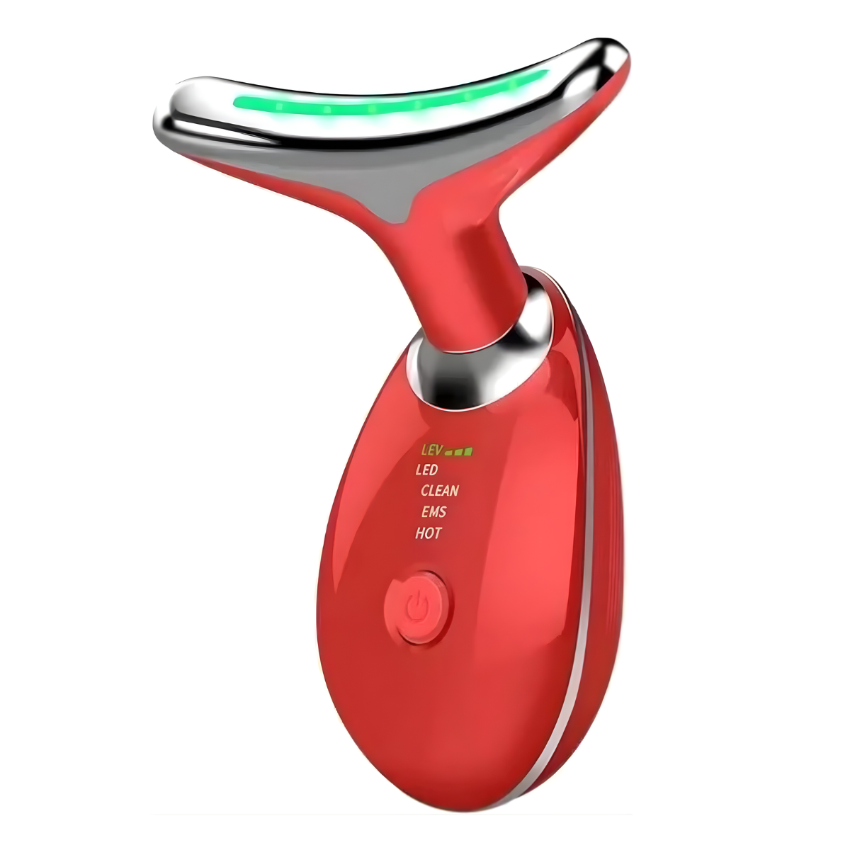 Atacado | Massageador Facial e Cervical com LED Fototerapia EMS Anti-Idade Rejuvenescimento