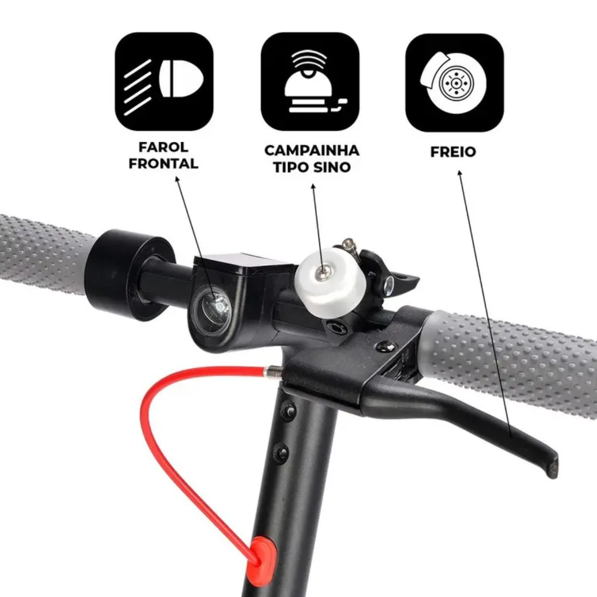 Atacado | Patinete Elétrico Dobrável 350W/500W com Bateria Recarregável e LED