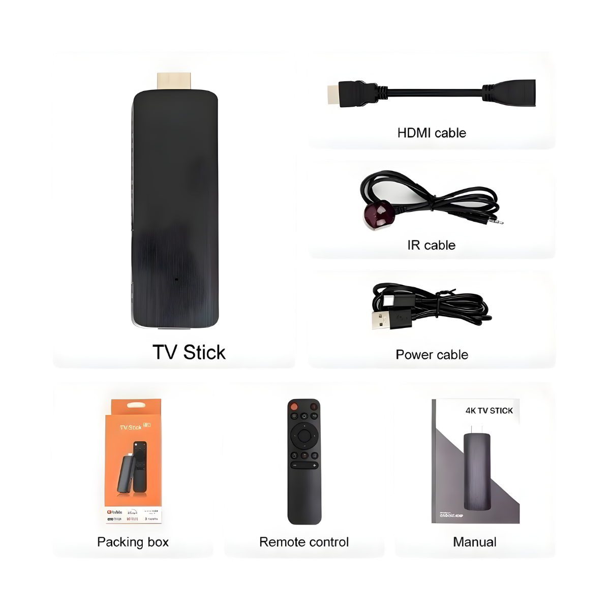TV Stick Android 4K com Chromecast e Wi-Fi – Transforme sua TV em Smart TV | TV Box Stick HDMI