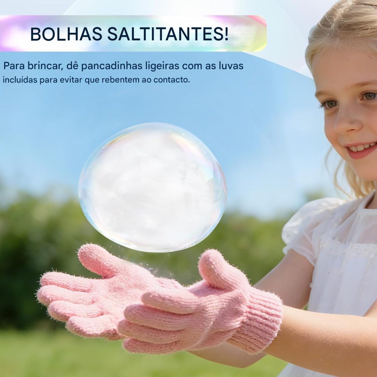 Atacado | Varinha Mágica de Bolha de Sabão com Fumaça e Luz LED Recarregável