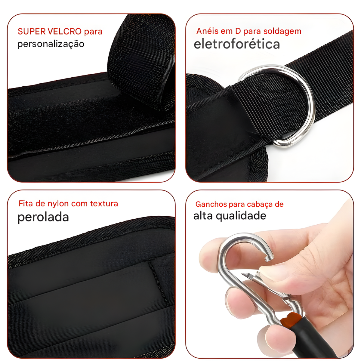 Atacado | Kit Elásticos Extensores com Tornozeleiras Treino de Glúteos e Pernas