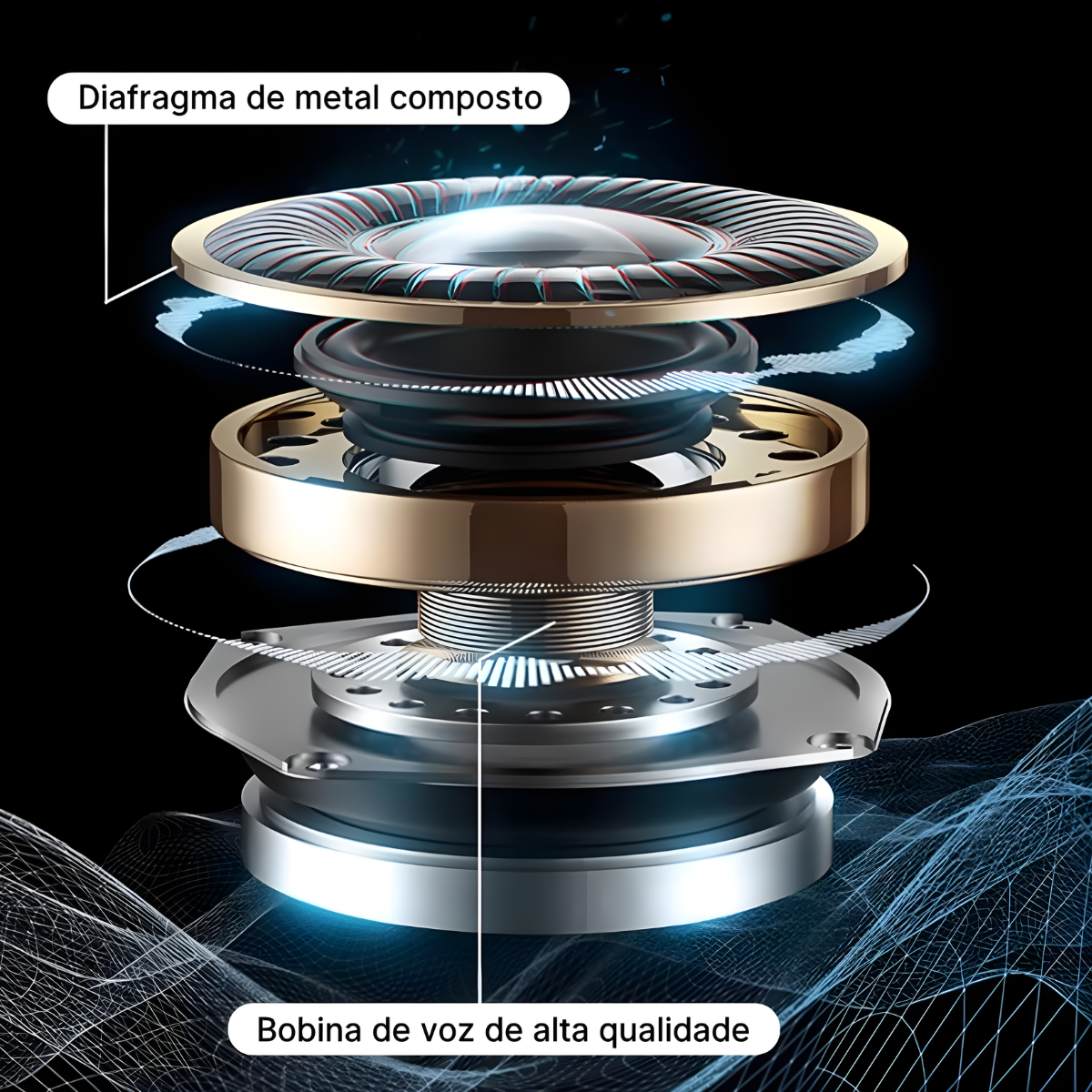 Atacado | Fone Bluetooth A520 Esportivo com Gancho Display LED e IPX5