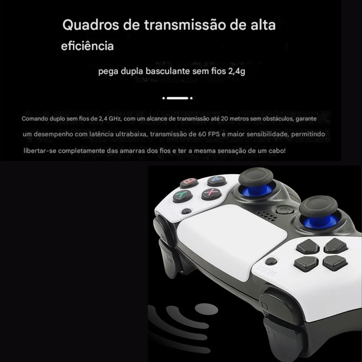 Atacado | Game Stick Retro 4K com 2 Controles Sem Fio e 30.000 Jogos Clássicos