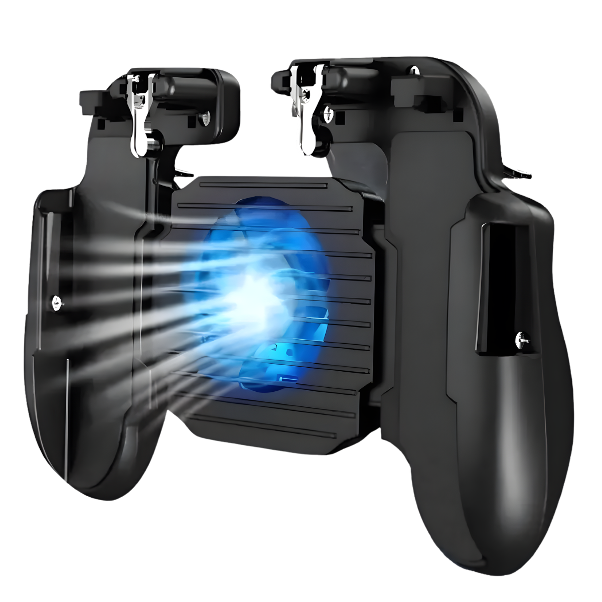 Atacado | Gamepad Cooler para Celular com Ventoinha e Gatilhos Gamer