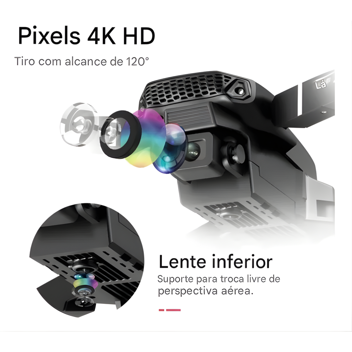 Atacado | Drone E88 Pro Dobrável com Câmera Wi-Fi FPV e Controle Remoto