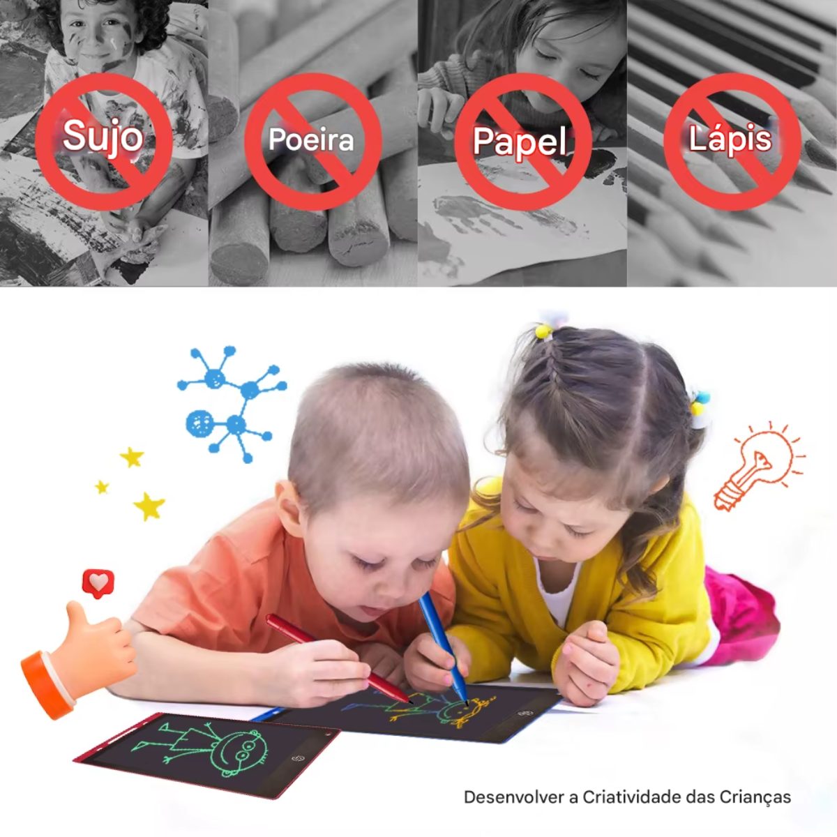 Atacado | Lousa Mágica Digital LCD 12 Polegadas Tablet Infantil para Desenho