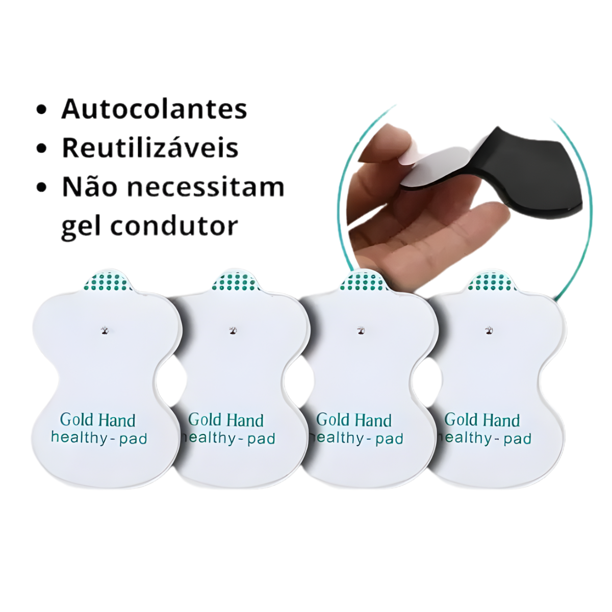 Atacado | Aparelho TENS/FES Eletroestimulador Muscular com Eletrodos e Múltiplos Modos