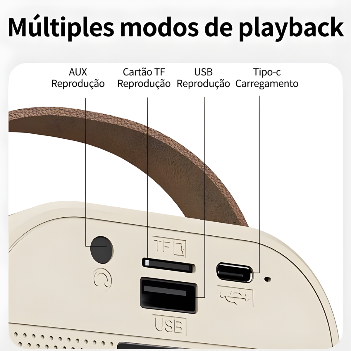 Atacado | Mini Karaokê Bluetooth Portátil K12 com Microfone Sem Fio e LED RGB (Caixa de Som)