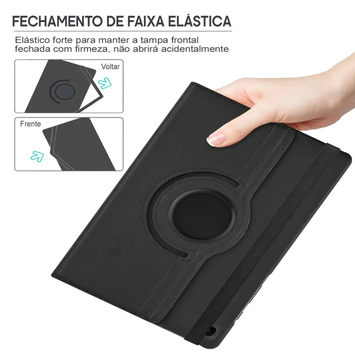Atacado | Capa para Tablet Giratória 360° Tipo Couro (PU) para iPad, Samsung e Xiaomi