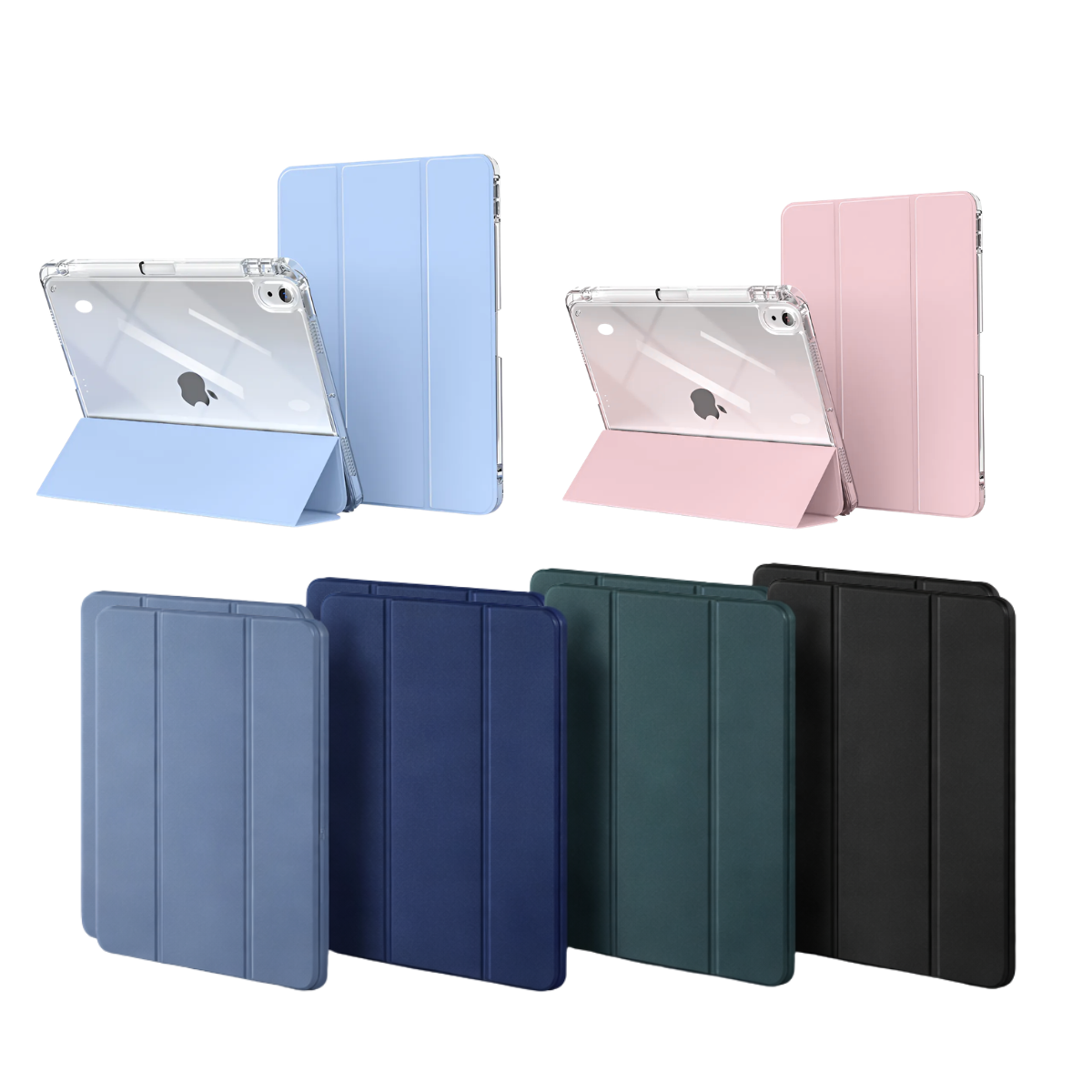 Atacado | Capa Smart de Acrílico para Tablet iPad, Samsung e Xiaomi com Tampa Smart Case (Diversos Modelos)